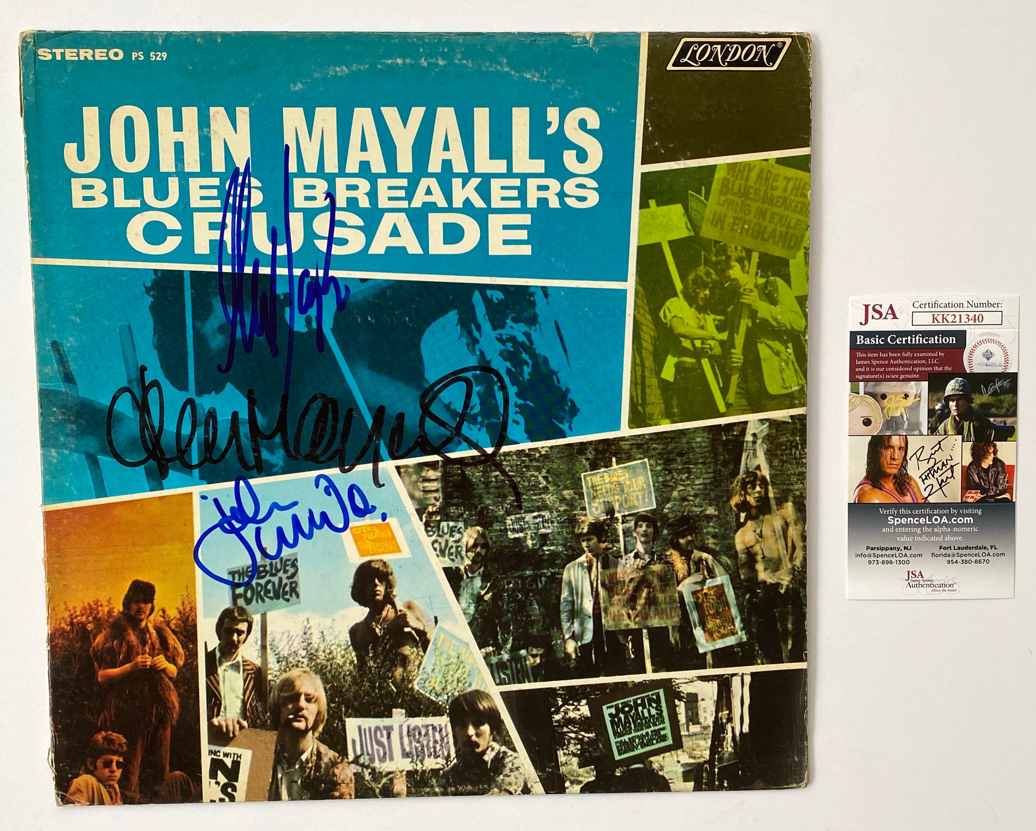 JOHN MAYALL Autograph Signed 