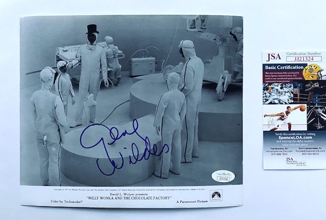 Gene offers Wilder Autographed 10x8 Cardstock S