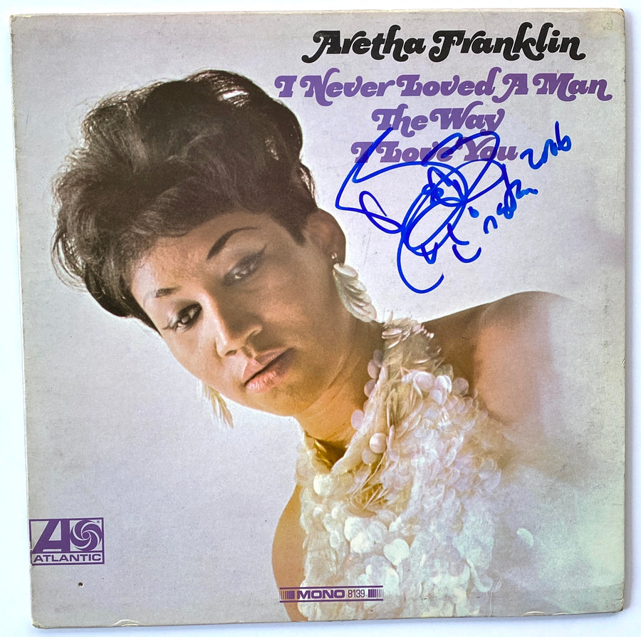 aretha franklin autograph