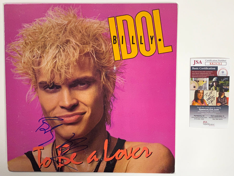 BILLY IDOL Autograph Signed 