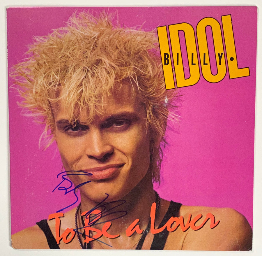 BILLY IDOL Autograph Signed 