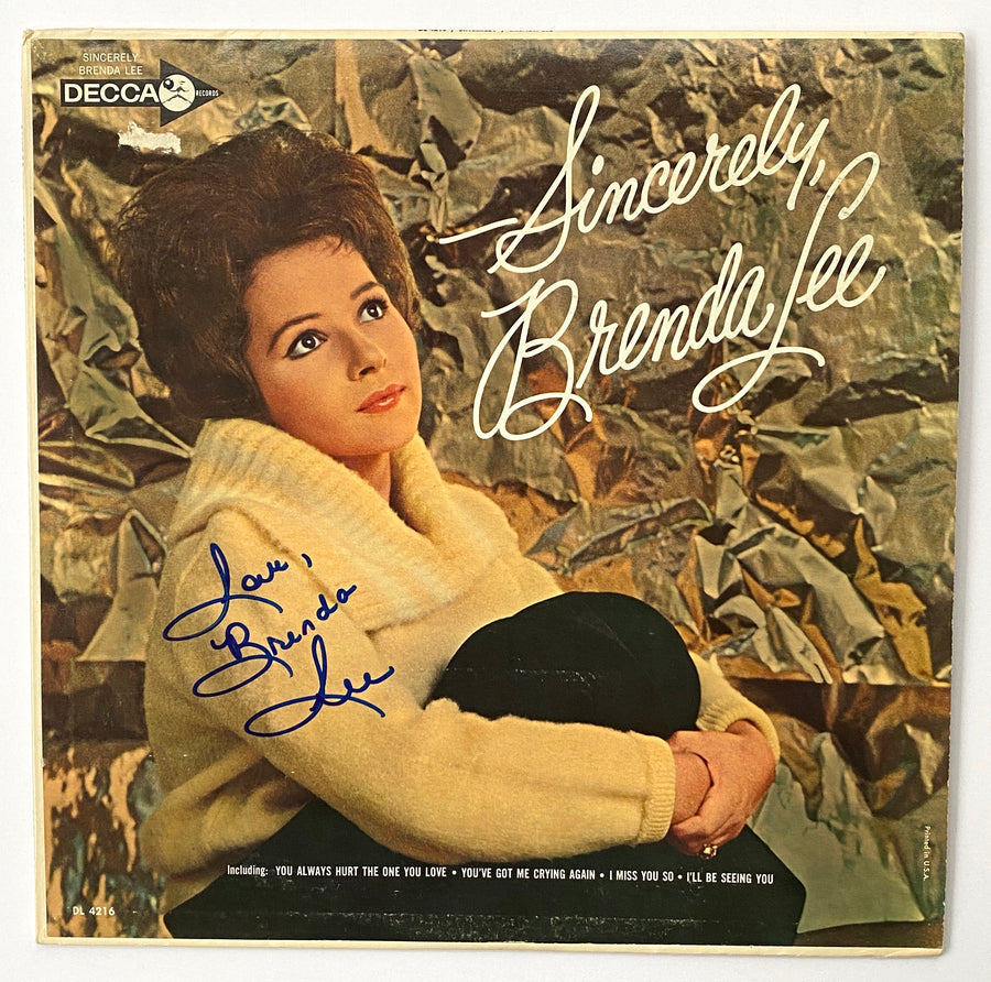 BRENDA LEE Autograph Signed 