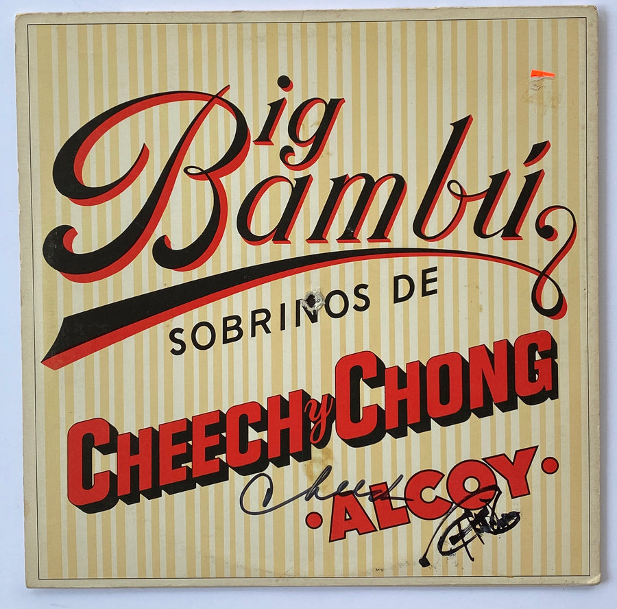 CHEECH & CHONG Autograph IN-PERSON GROUP Signed BIG BAMBU Record X2