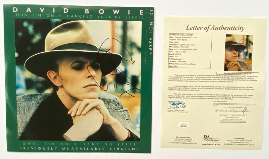 DAVID BOWIE Autograph IN-PERSON Signed 