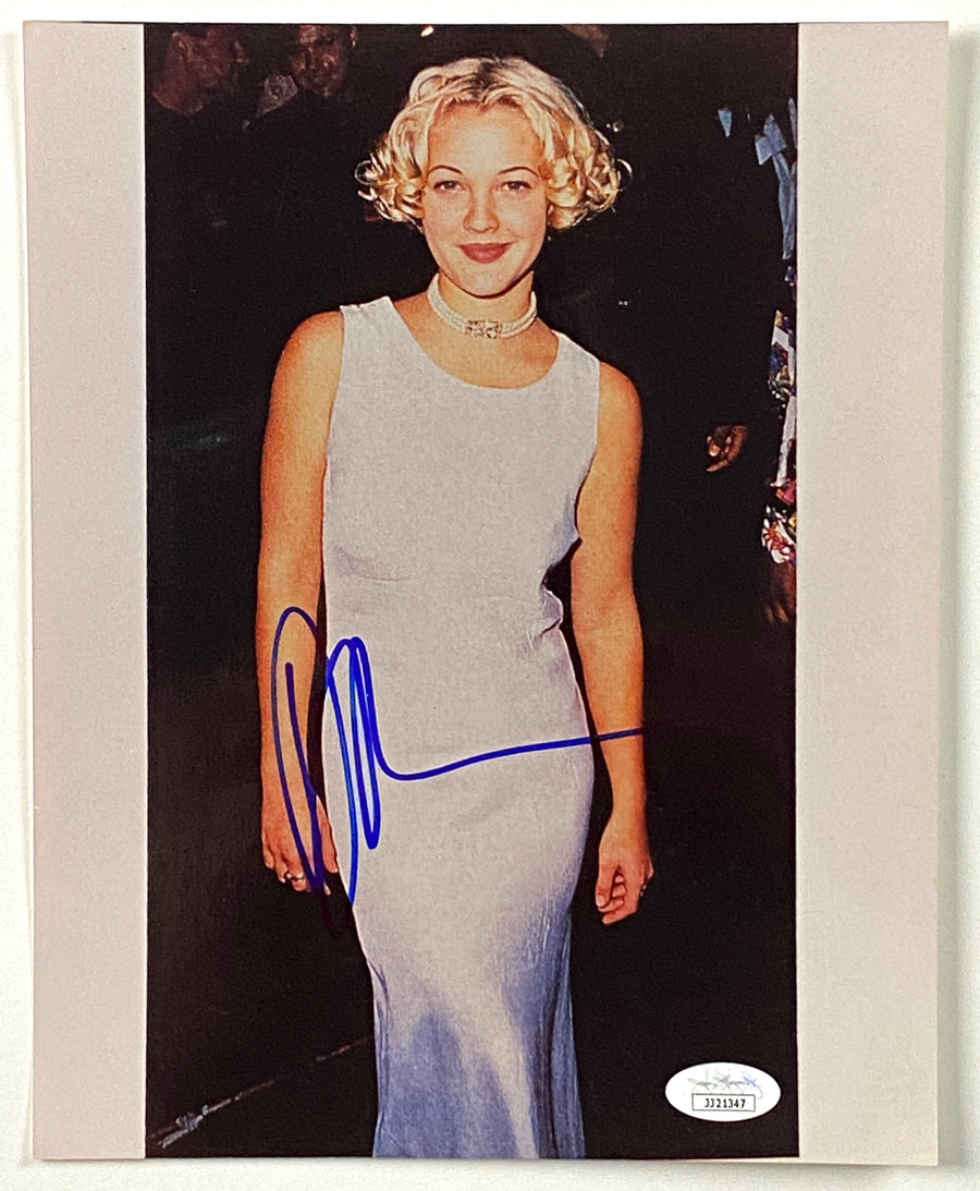 DREW BARRYMORE Autograph Signed 8