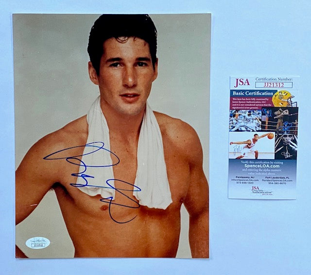 RICHARD GERE Signed Autograph 8x10 Photograph JSA Authentication