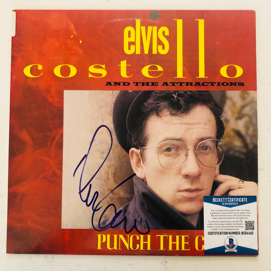 ELVIS COSTELLO Autograph Signed 