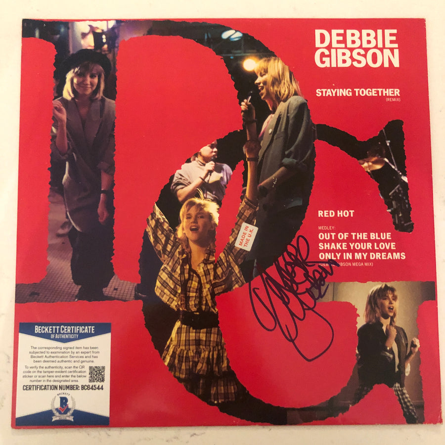 DEBBIE GIBSON Autograph Signed 