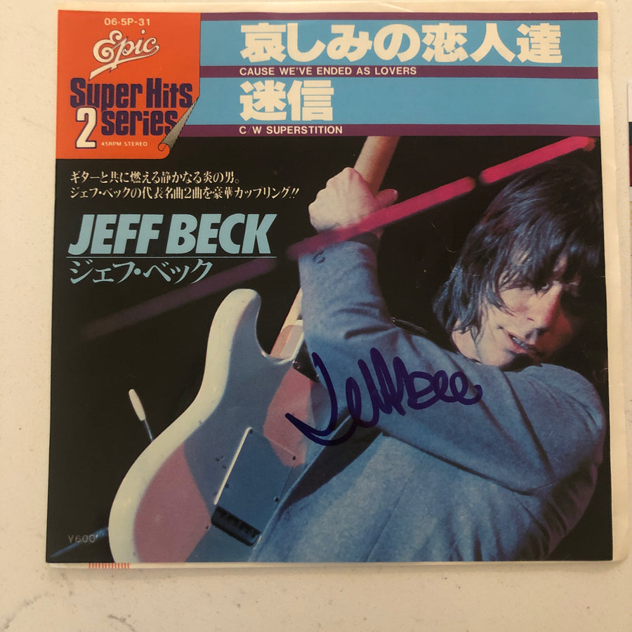 JEFF BECK Signed 