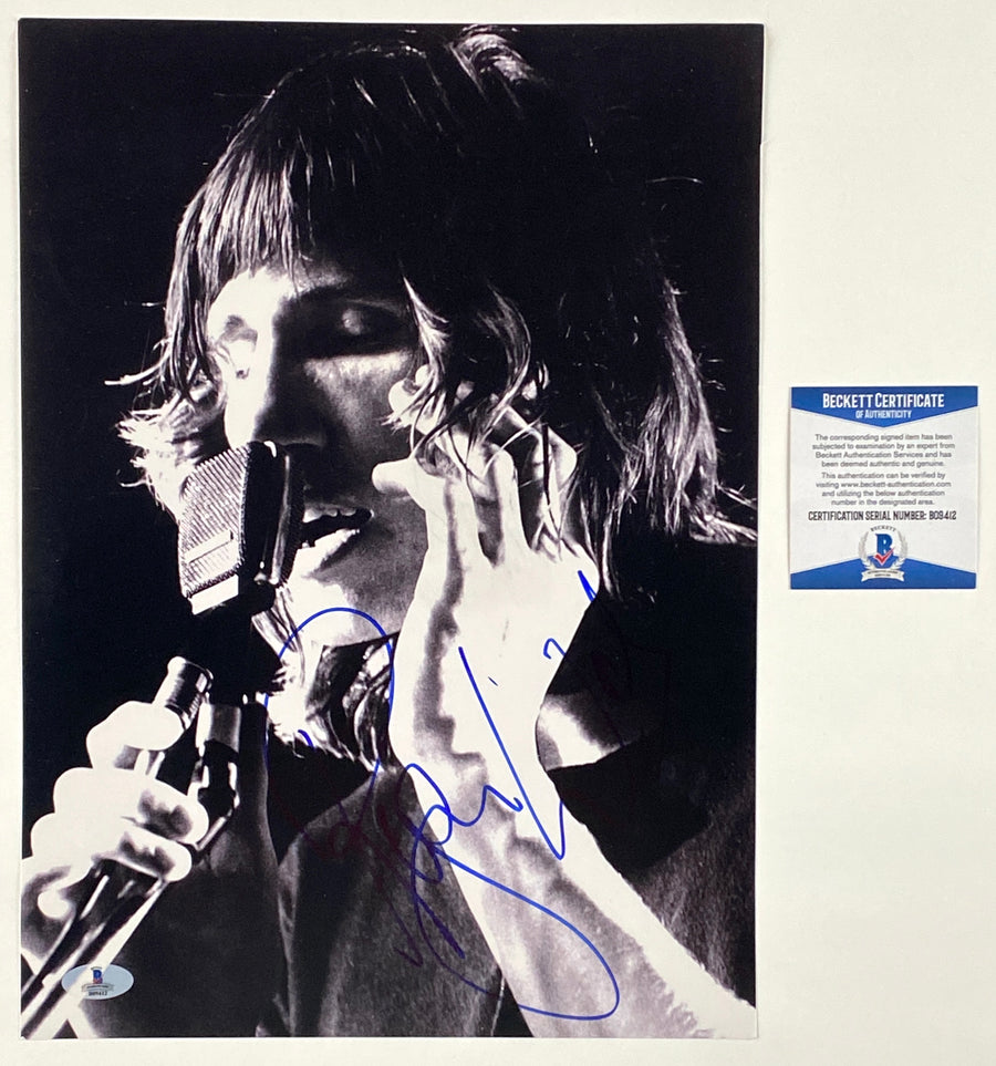 PINK FLOYD Signed Autograph 12x15 Photograph By Roger Waters Beckett Authentication