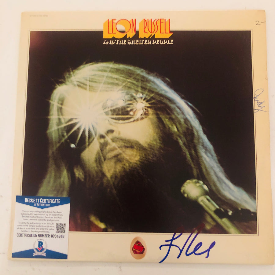 LEON RUSSELL Autograph Signed 