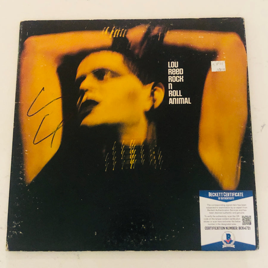 LOU REED Autograph Signed 