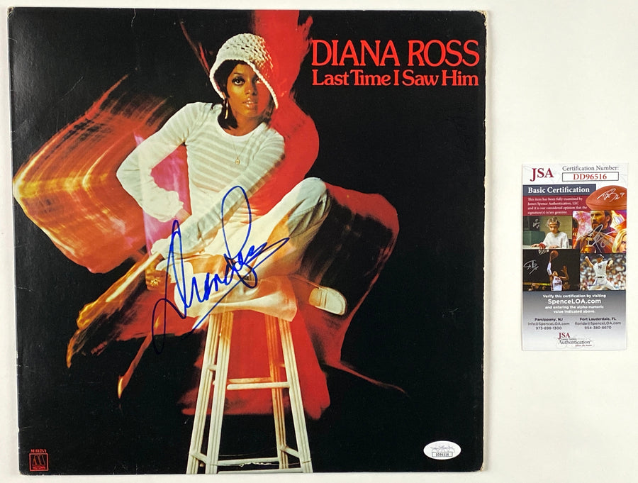 DIANA ROSS Signed Autograph 