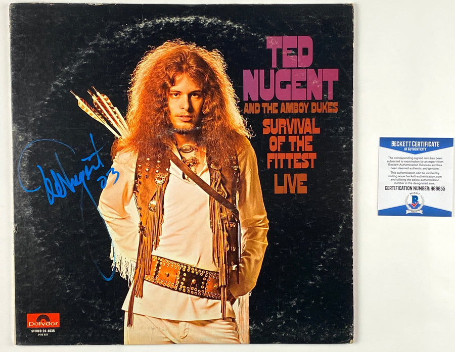 TED NUGENT and the AMBOY DUKES Autograph Signed 