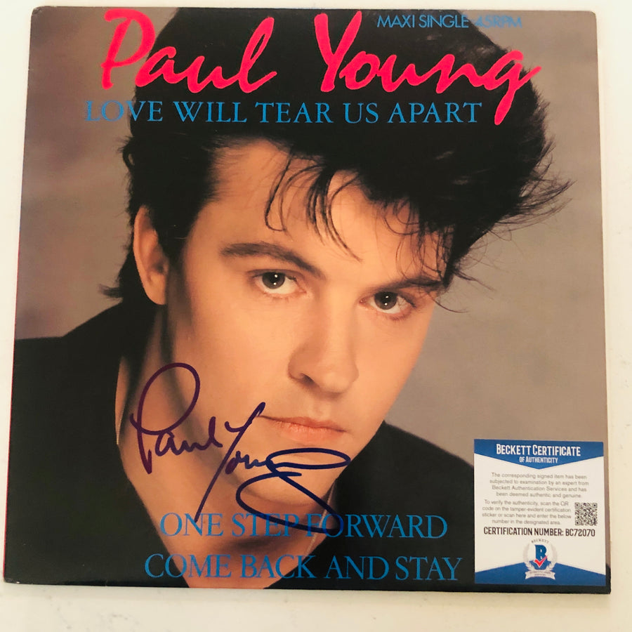 PAUL YOUNG Signed Autograph 
