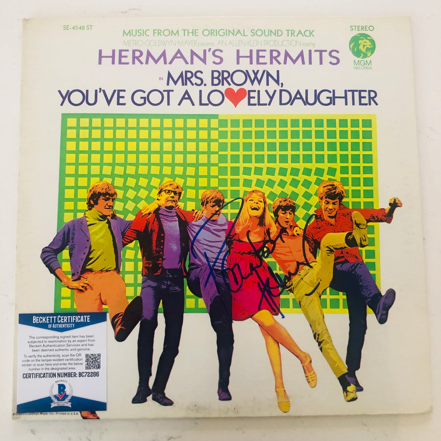 Hermans Hermits Autograph Signed 