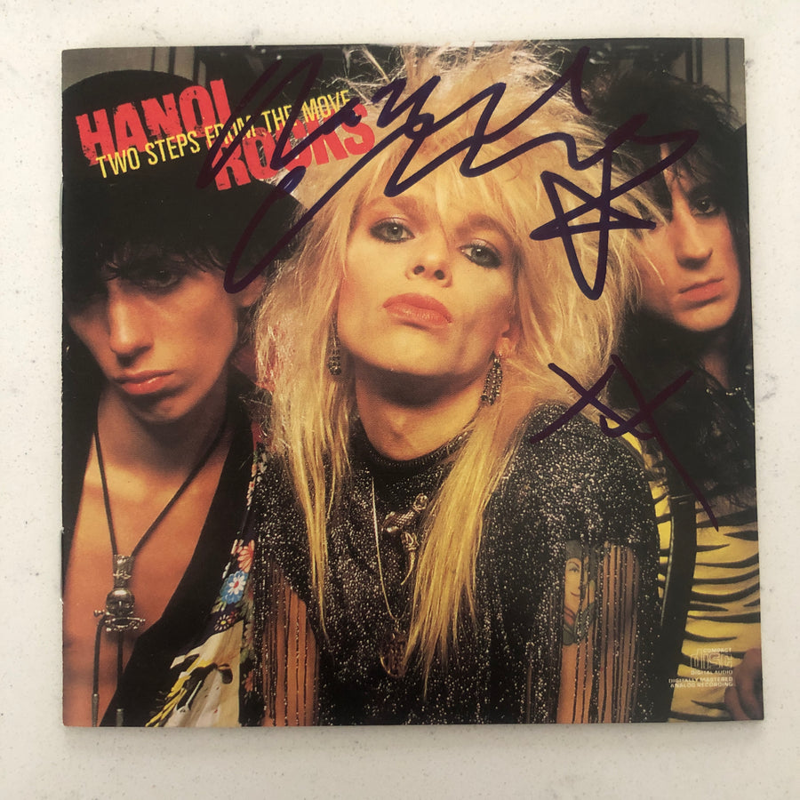 HANOI ROCKS Autograph Signed 