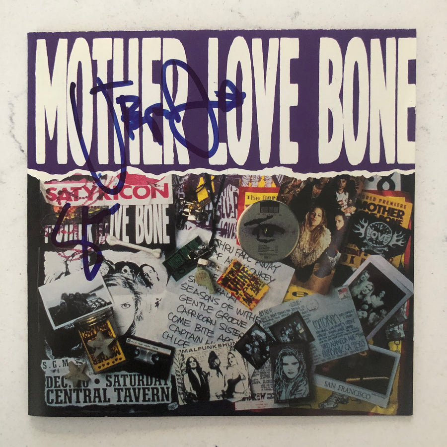 MOTHER LOVE BONE Autograph Signed 