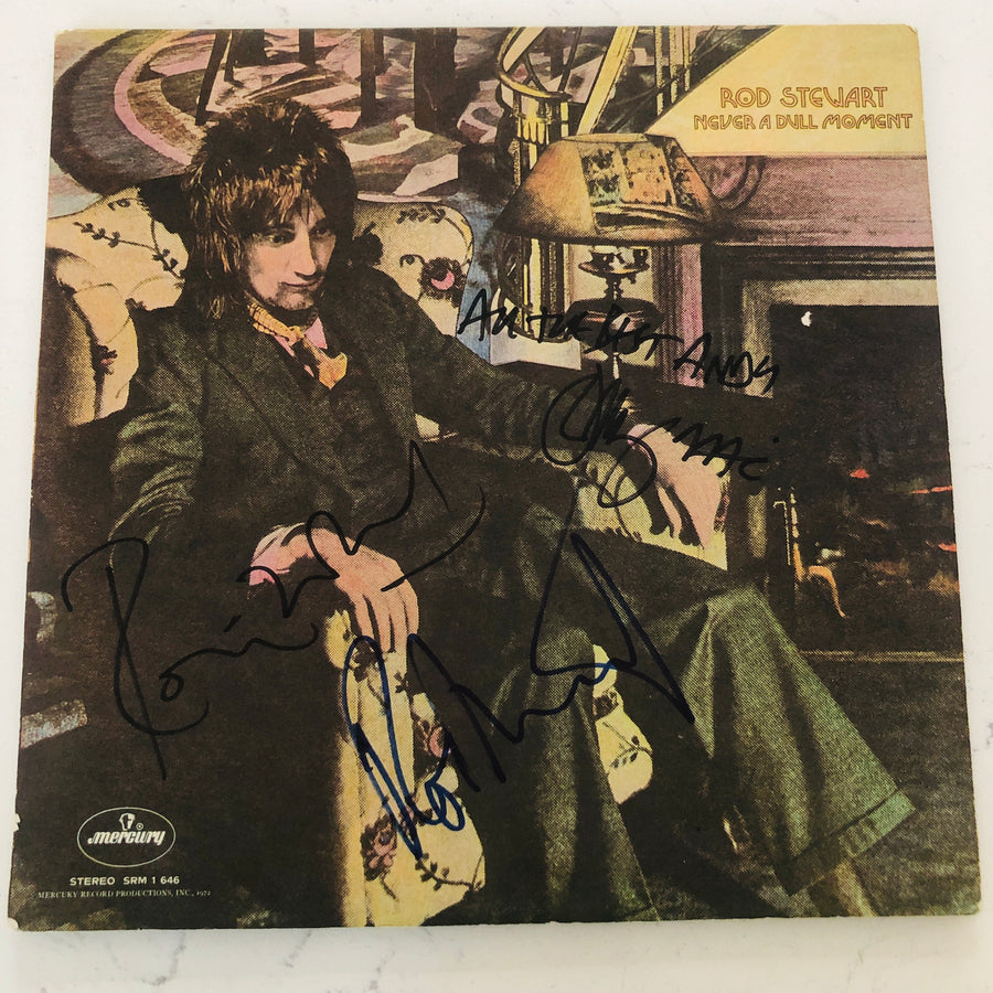 THE FACES ROD STEWART Autograph Signed 