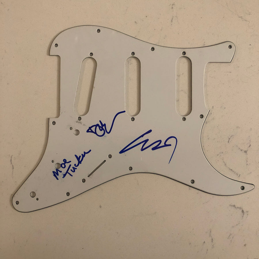 VELVET UNDERGROUND Autograph Signed Guitar Pickguard X 3 LOU REED JSA Authentication
