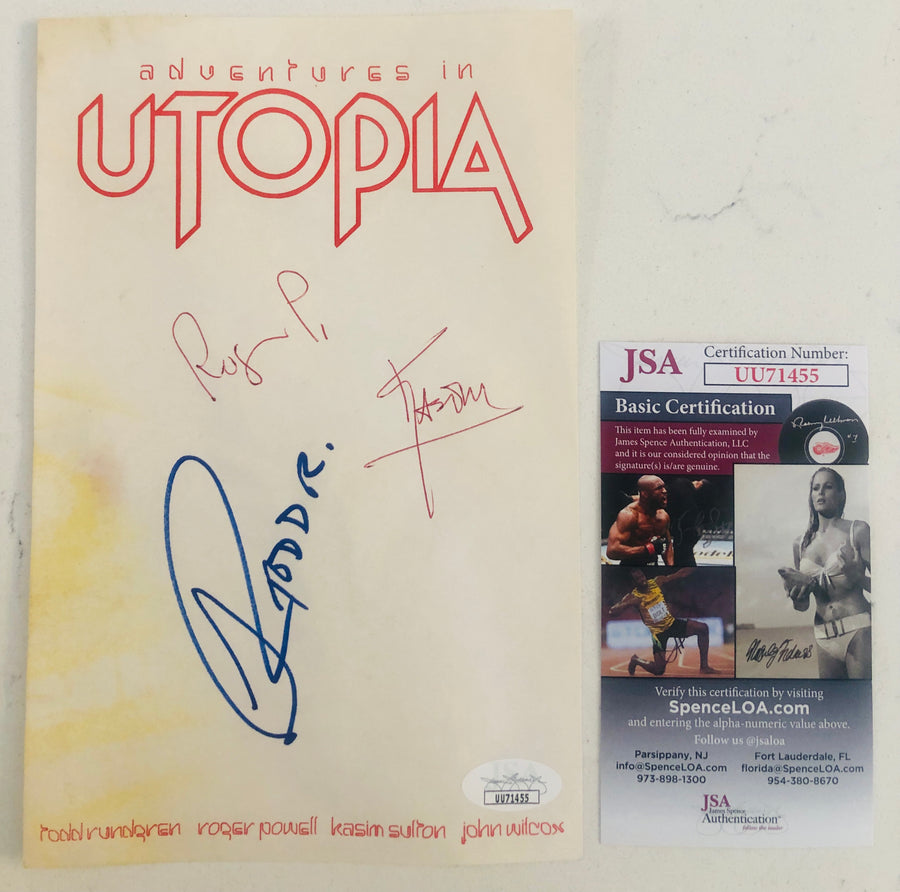 Utopia Autograph Signed 