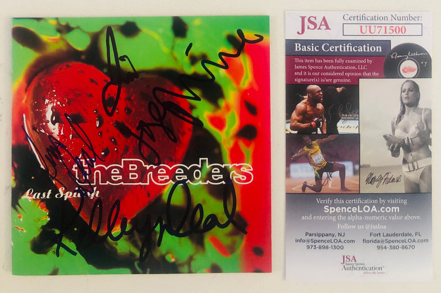 THE BREEDERS Signed Autograph 