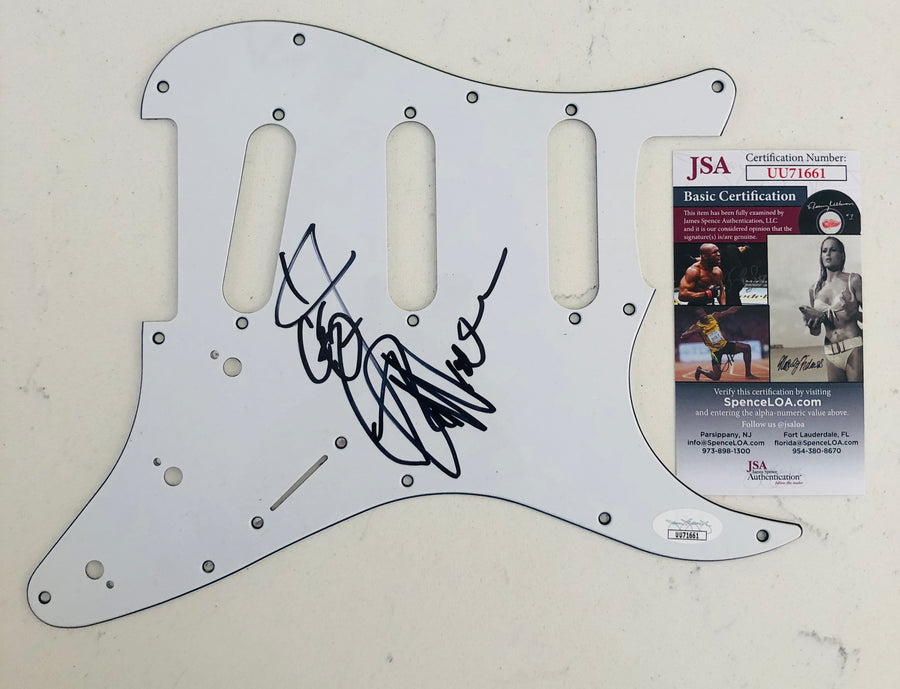 Cheap Trick Rick Nielsen w/Sketch Signed Autograph Guitar Pickguard JSA Authentication