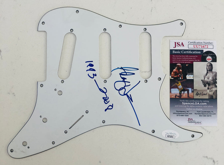 Counting Crows Adam Duritz Signed Autograph Guitar Pickguard inscription JSA Authentication