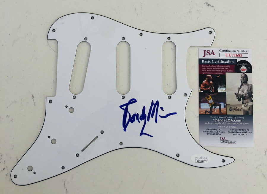 Eagles Randy Meisner Signed Autograph Guitar Pickguard JSA Authentication