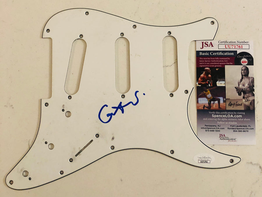 Caetano Veloso Signed Autograph Guitar Pickguard Brazil Psych JSA Authentication