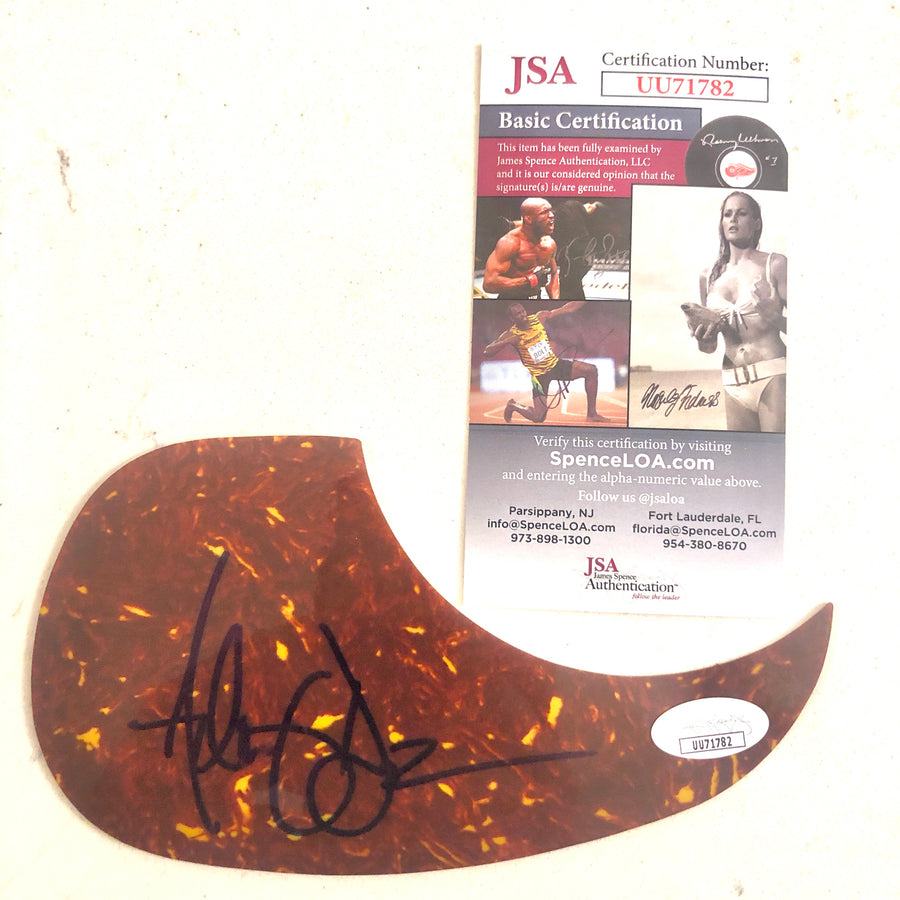 Counting Crows Adam Duritz Signed Autograph Acoustic Guitar Pickguard JSA Authentication