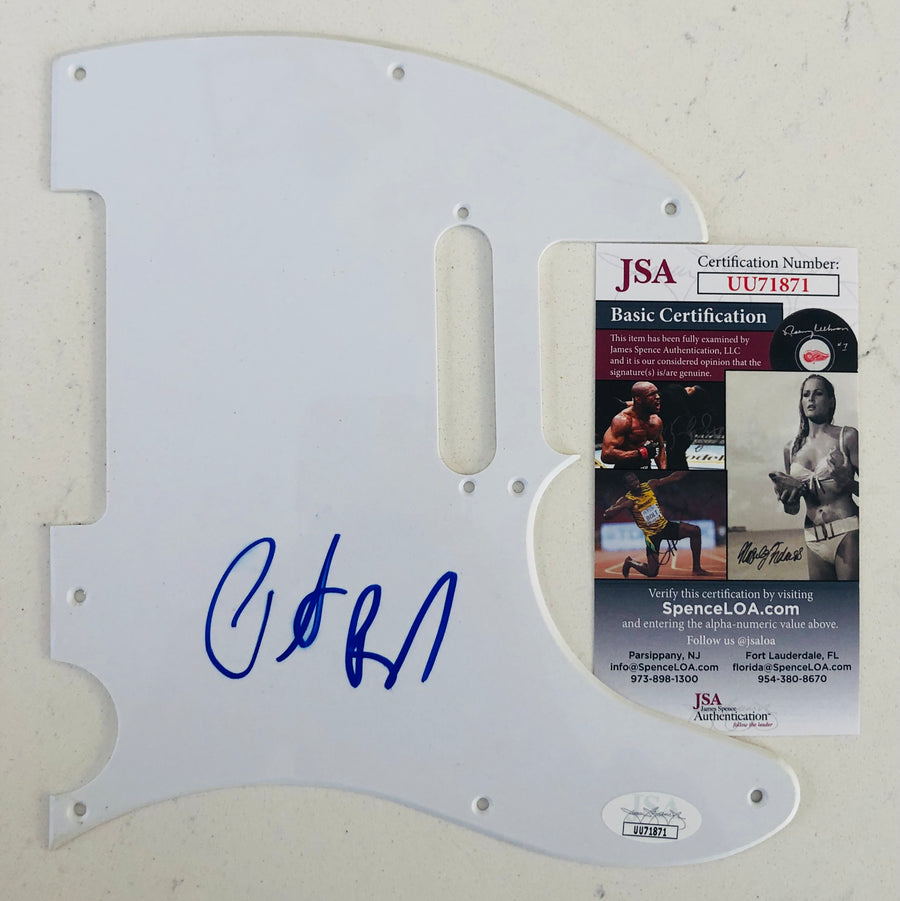 R.E.M Peter Buck Autograph Signed Guitar Pickguard JSA Authentication