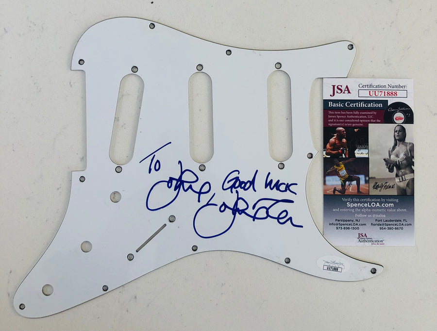 The Smiths Johnny Marr Autograph Signed Guitar Pickguard JSA Authentication