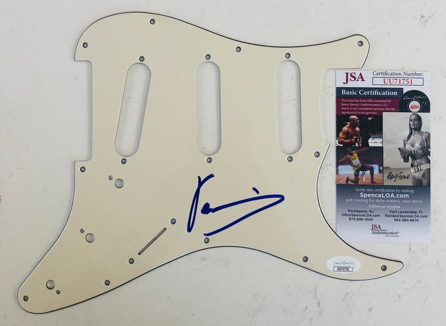 Yanni Signed Autograph Guitar Pickguard JSA Authentication
