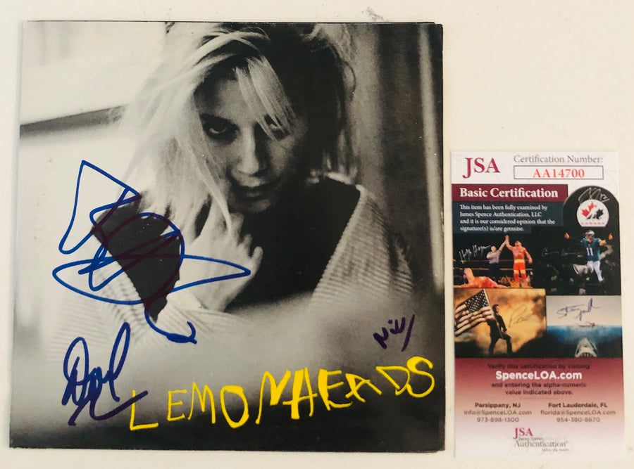 Lemonheads Autograph Signed 