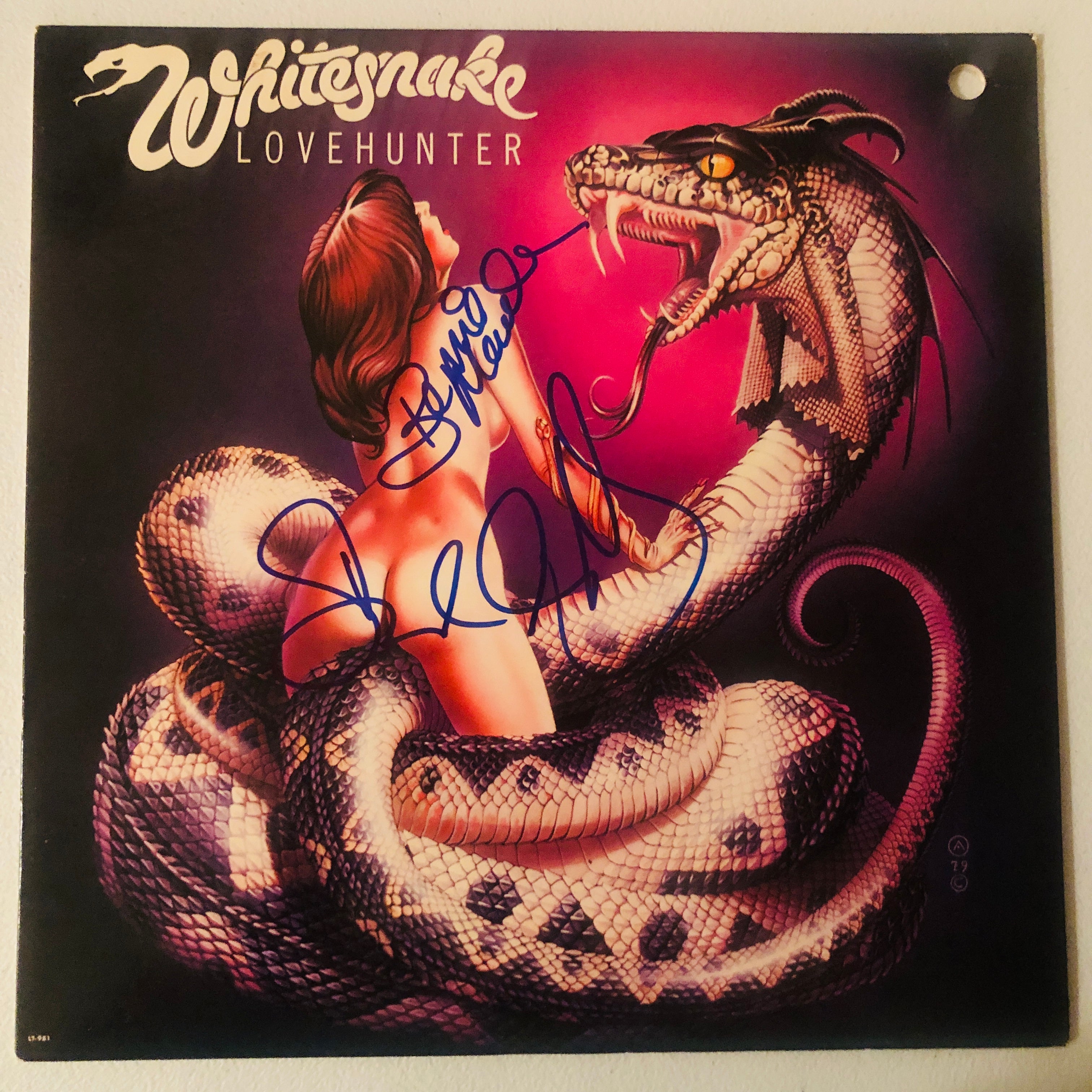 WHITESNAKE Signed Autograph 