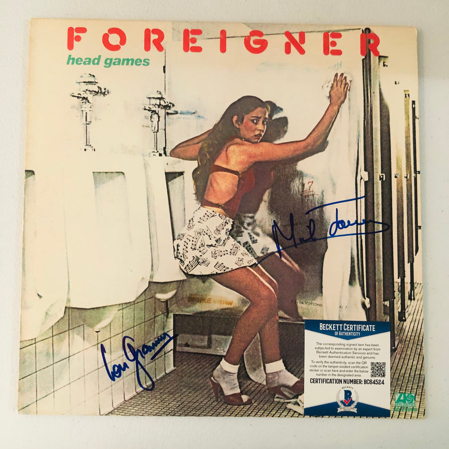 FOREIGNER Autograph Signed 