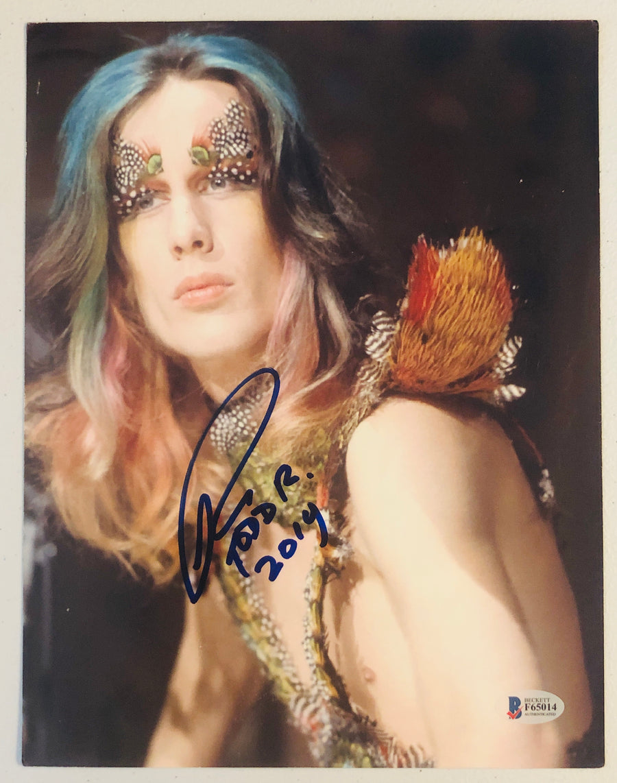 Nazz Utopia Todd Rundgren Autograph Signed 8 x 10 Photo Beckett Authentication