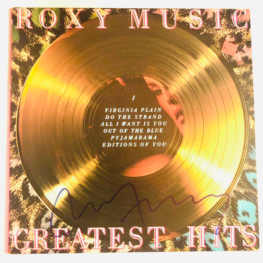ROXY MUSIC BRYAN FERRY Autograph Signed 