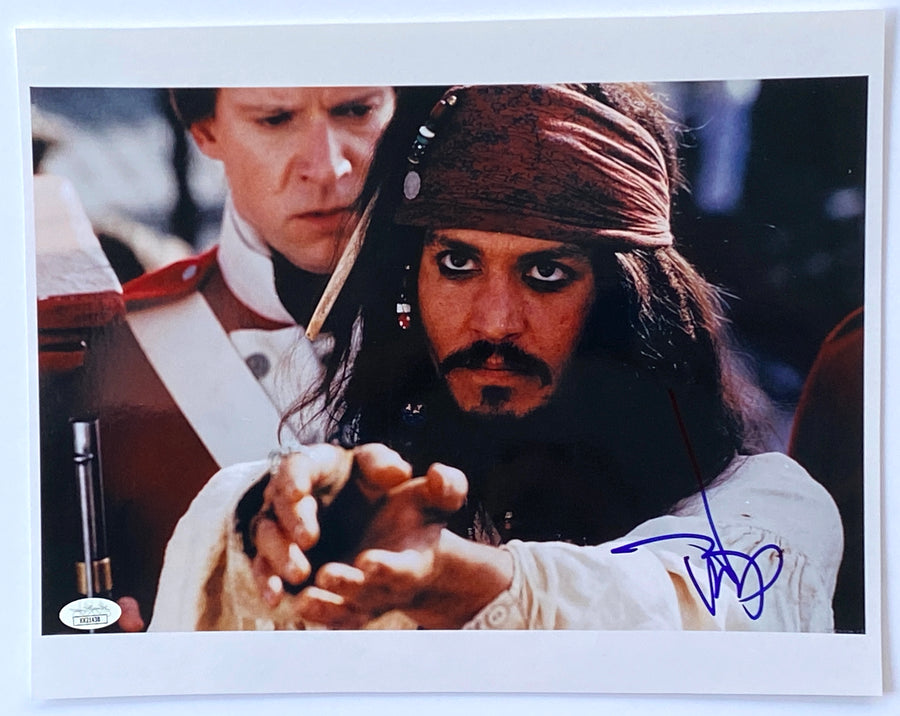 JOHNNY DEPP PIRATES OF THE CARIBBEAN Autograph IN-PERSON Signed 14