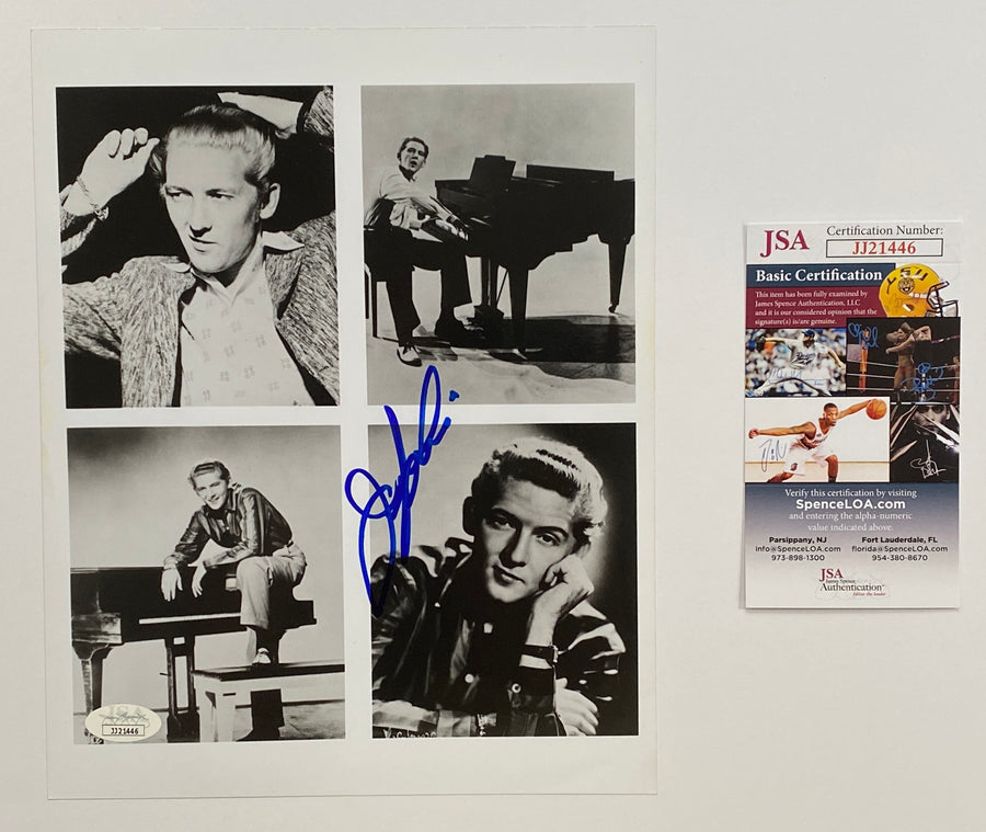 JERRY LEE LEWIS Signed Autograph 8x10 Photograph JSA Authentication