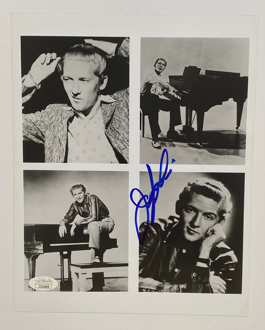 JERRY LEE LEWIS Signed Autograph 8x10 Photograph JSA Authentication