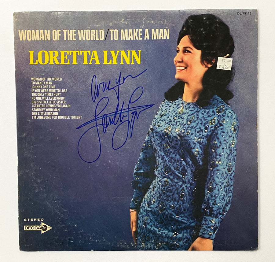 LORETTA LYNN Autograph Signed 