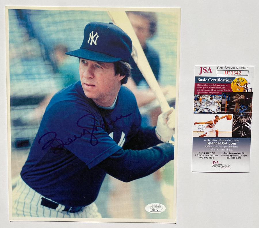 YANKEES BOBBY MURCER Signed Autograph 8x10 Photograph JSA Authentication