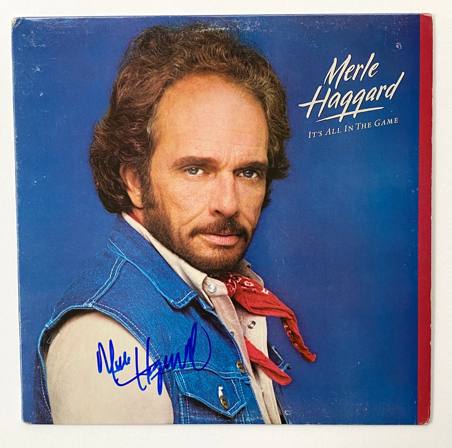 MERLE HAGGARD Autograph Signed 