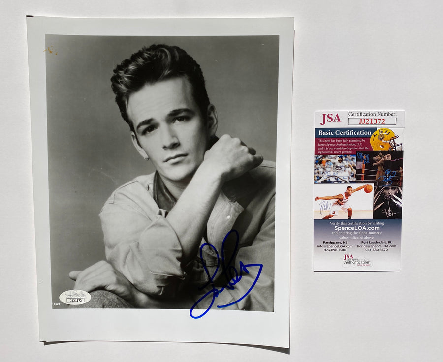 LUKE PERRY 90210 Signed Autograph 8x10 Photograph JSA Authentication