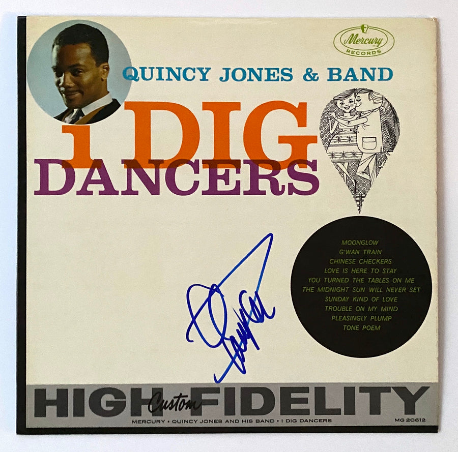 QUINCY JONES Signed Autograph 