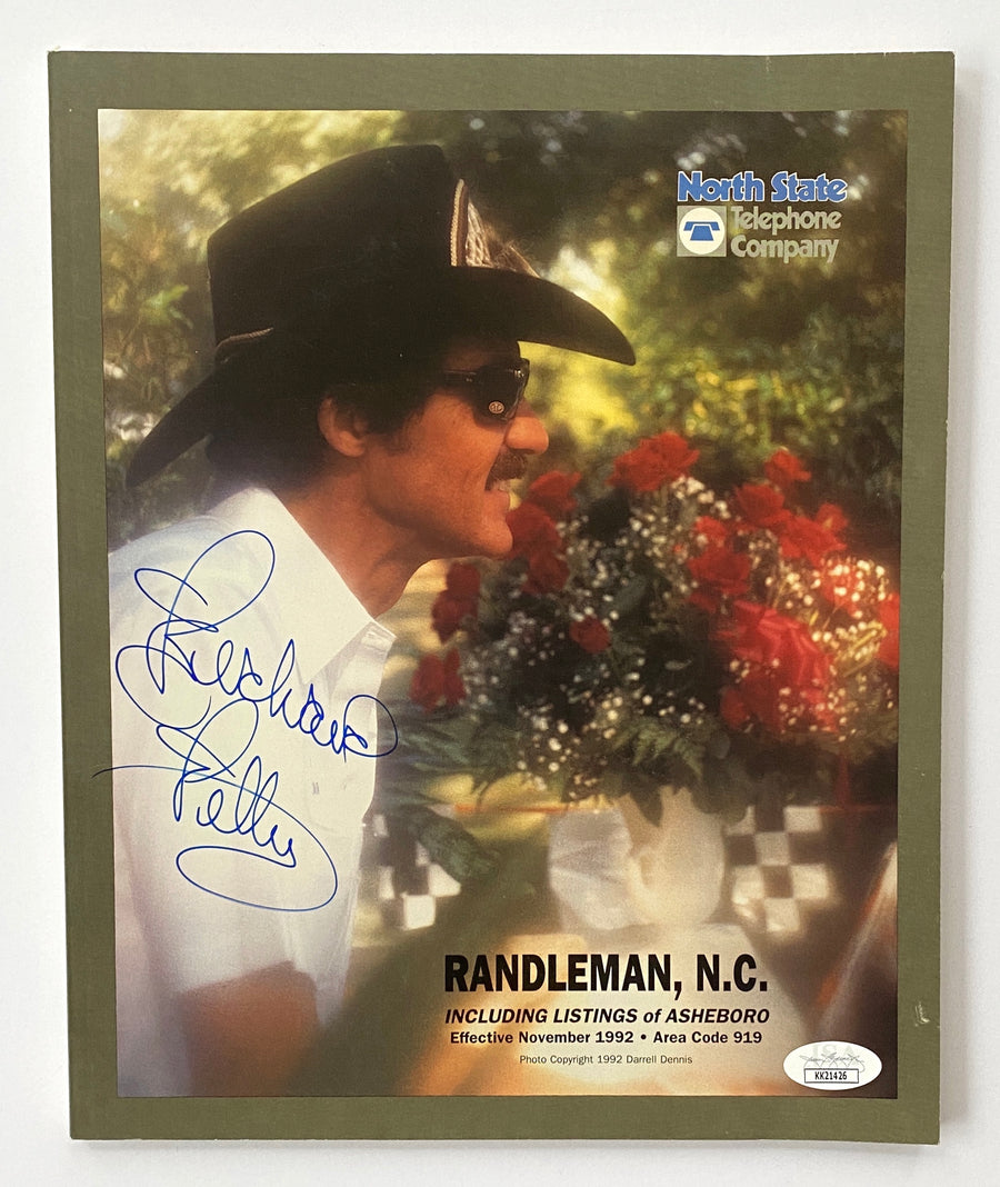 RICHARD PETTY Autograph NASCAR Signed Book JSA Authentication