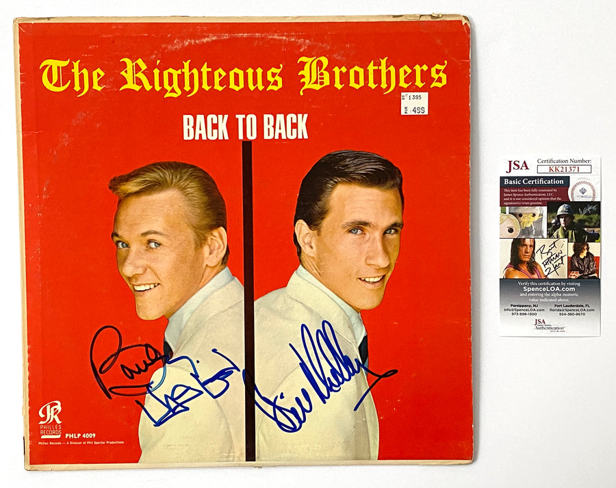 RIGHTEOUS BROTHERS Autograph Signed 