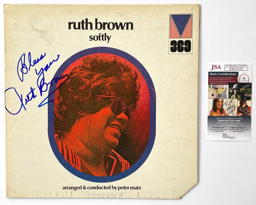 RUTH BROWN Autograph Signed 